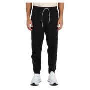 Elastisk Midje Sweatpants med Glidelåslommer