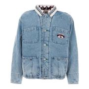 Herre Vinter Denim Jakke