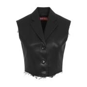 Stilig Svart Vest Aw24