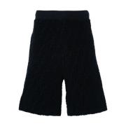 Blå Signature Motiv Shorts