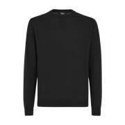 Sort Ull Crew-Neck Pullover Sweater