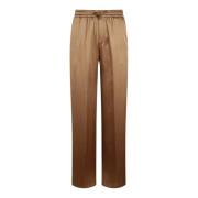 Satin Wide Leg Trousers