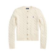 Ivory Ull Kasjmir Cardigan Genser