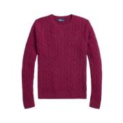 Bordeaux Ull Kashmir Crewneck Sweater