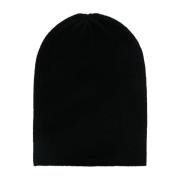 Flatstrikket Beanie Hat