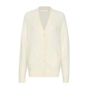 Myk strikket cardigan med knapper