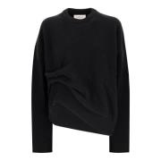 Asymmetrisk Crewneck Genser