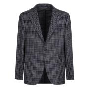 Houndstooth Mønster Blazer