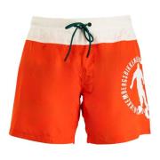 Menns Oransje Strand Boxer Shorts