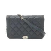 Pre-owned Leather chanel-bags