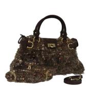 Pre-owned Wool handbags