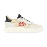 Cuprace Basket Sneaker i Beige og Hvit