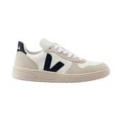 Svarte Stoff Sneakers