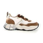 Beige Clubs Sneakers for Kvinner