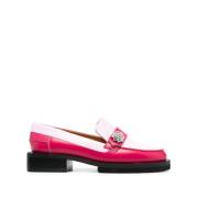 Rosa Juvelert Skinnloafers