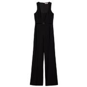 Flare Jumpsuit med Oval T Stropp