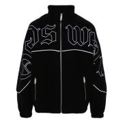 Svart Gothic Tracktop Jakke