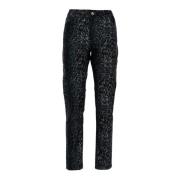 Høytlivs skinny animalier jeans