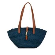 Pre-owned Raffia totes