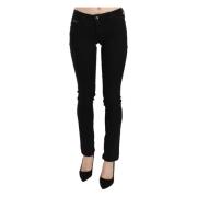 Elegant Svart Slim Fit Jeans