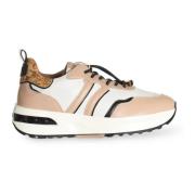 Nude Sneakers med Geo Classic Print