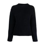 Casual Strikket Pullover Sweater