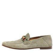 Pre-owned Suede flats