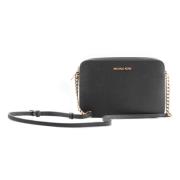 Saffiano Lær Crossbody Veske