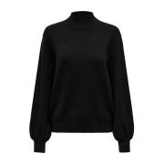 Myk Strikket O-Neck Pullover Genser