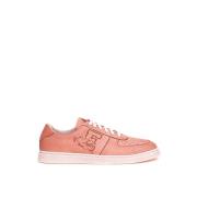 Rosa Lær Sneakers for Moderne Mann