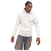 Omega Hoodie Herre Knust Hvit/Brun