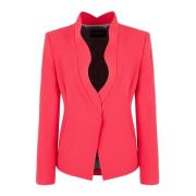 Cady Crepe Blazer med Formede Revers