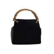 Pre-owned Suede handbags