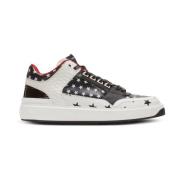 B-Court Mid Top stjerneprint skinnsko