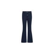 Mørk Bootcut Jeans Anita Scarlet Bukse