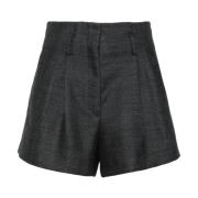 Fiskebein Ull High-Rise Shorts