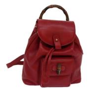 Pre-owned Leather backpacks