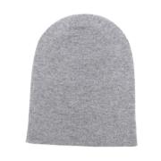 Cashmere Knit Logo Hat