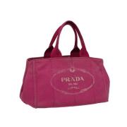 Pre-owned Cotton prada-bags