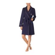 Marine Lauren Ralph Lauren Essential Quilted Collar Robe Nattøy