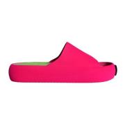 Fuchsia Grønn Gummi Slides Sandaler