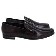 Pre-owned Leather flats