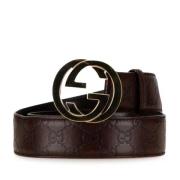 Pre-owned Leather belts