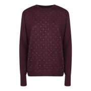 Bordeaux Strikkeplagg Aw24