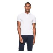 Hvit Logo Polo Slim Fit