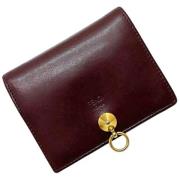 Pre-owned Leather wallets