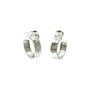 Pre-owned White Gold earrings