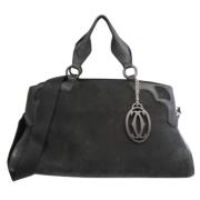 Pre-owned Suede handbags