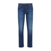 Slim Fit Denim Blå Jeans