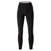 Leggings med fleece og bred linning